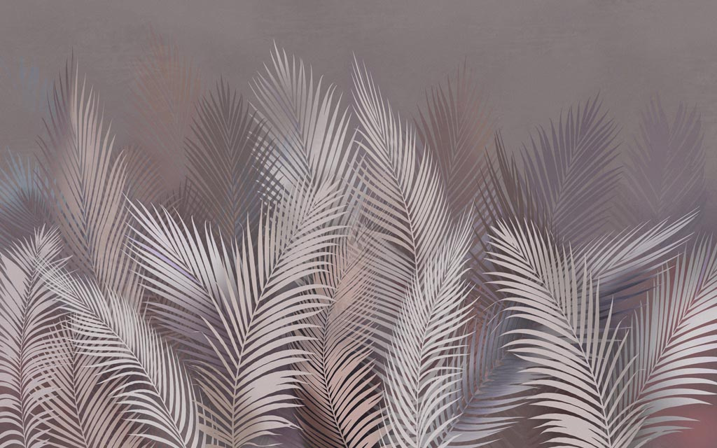Фотообои Пушистые листья пальмы